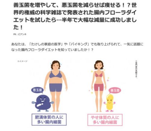 NHK絶賛？と称する腸内フローラダイエット。これって本当に効果あるの？