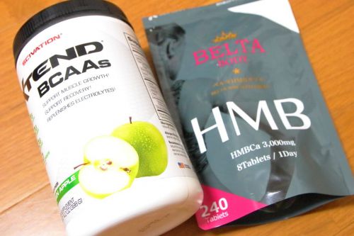 筋トレダイエット6日目「エクステンドBCAA」「ベルタHMB」を導入