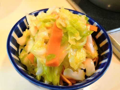 たいめいけんっぽい【1食17円】酢油キャベツ＆人参サラダの簡単レシピ