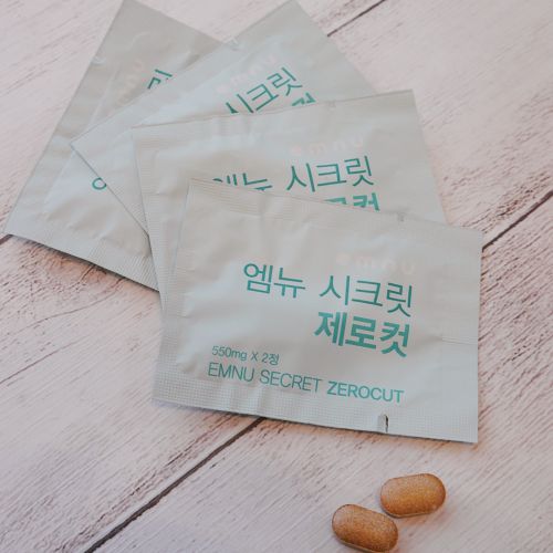 韓国で人気のダイエットサプリメント“emnu シークレットゼロカット”♪飲んでいます！