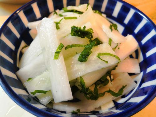 【1食10円】大根と大葉の塩サラダの簡単レシピ