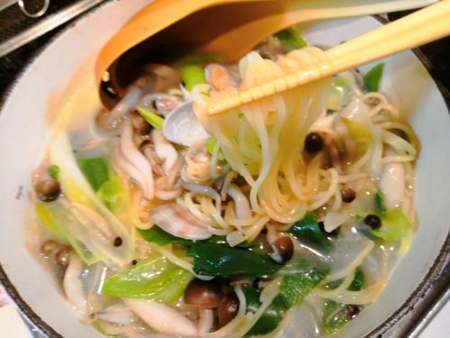 【1食163円】冷凍水漬けパスタdeあさりスープパスタの自炊レシピ