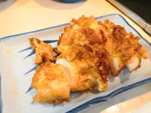 【1食54円】鶏胸肉の塩こうじ黄金天ぷらの簡単レシピ