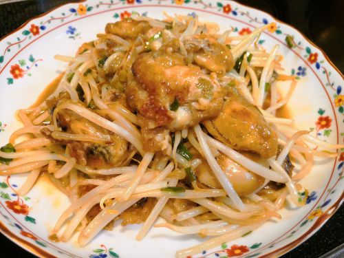 【1食259円】広島牡蠣ともやしのニラオイスター炒めの簡単レシピ