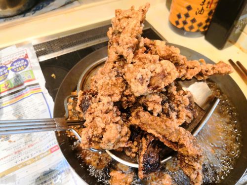 【1食42円】血合いマグロのザクザク唐揚げの節約自炊レシピ