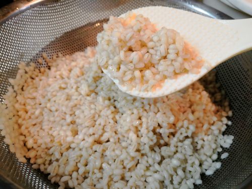 【1食23円】もち麦の茹で方～鍋で15分→水洗いでパラパラ、冷凍保存OK～
