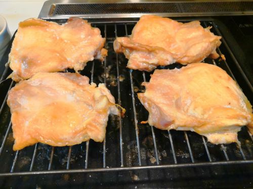 【1食110円】鶏もも肉のヘルシオ塩焼きの自炊レシピ
