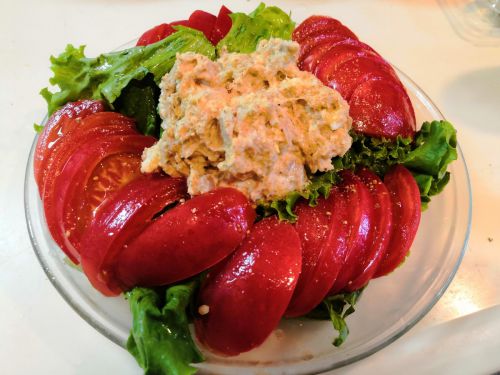 【1食119円】トマトたっぷりわさびツナマヨサラダの自炊レシピ