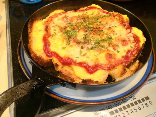 【1食34円】卵コンポタピザトーストの自炊レシピ