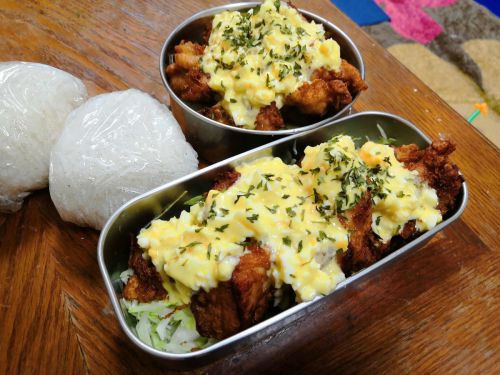 【1食131円】MCTオイルマヨdeチキン南蛮風弁当の自炊レシピ