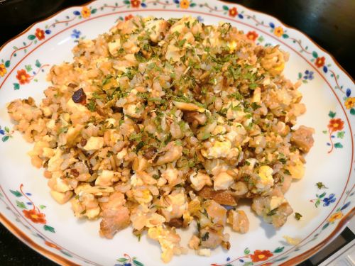 【1食134円】豆腐スーパー大麦もち麦ピラフの簡単レシピ
