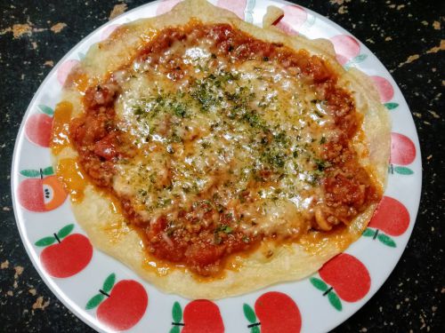 【1枚59円】ズボラ用ミートソースピザの作り方～フライパンで焼く生地から10分簡単レシピ～
