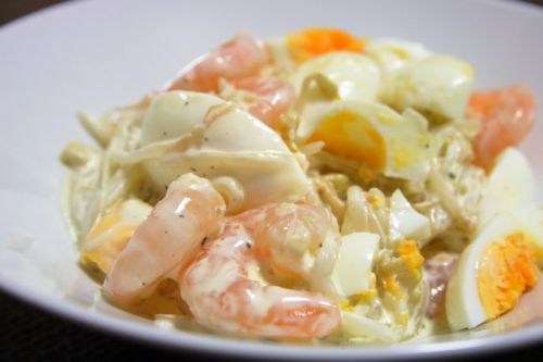 もやしと卵のサラダ！マヨネーズと混ぜるだけで簡単に作れるレシピ。