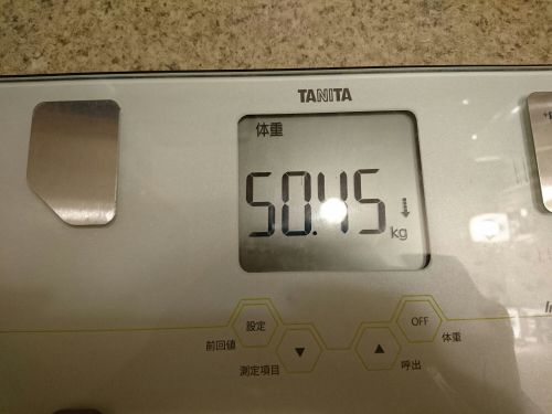 ダイエット245日目の体重体脂肪と朝食